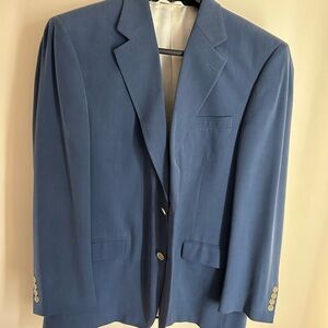 Stafford Executive Men's Blue Blazer 100% Silk 42R